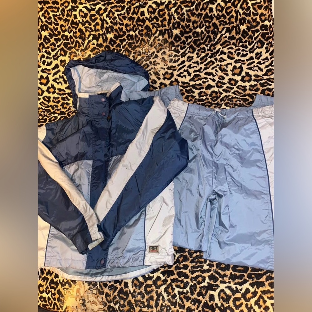 Vintage r&r sport Blue and Gray Jacket & Coat Set